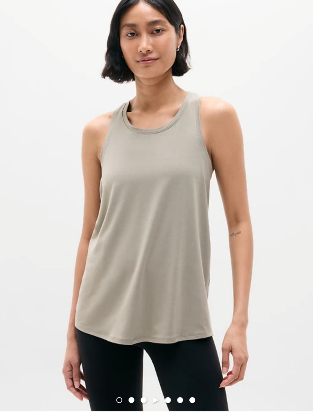 Athleta Move With Ease Tank Running Athletic Sleeveless Tank Willow Women's XL